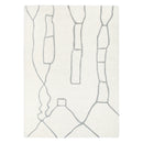 Linden Echo Cream Grey Wool Rug