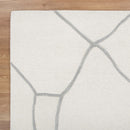 Linden Echo Cream Grey Wool Rug