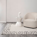 Pine Echo Cream Grey Wool Rug