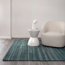 Misty Echo Teal Wool Rug