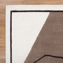 Olive Echo Beige Wool Rug