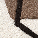 Olive Echo Beige Wool Rug