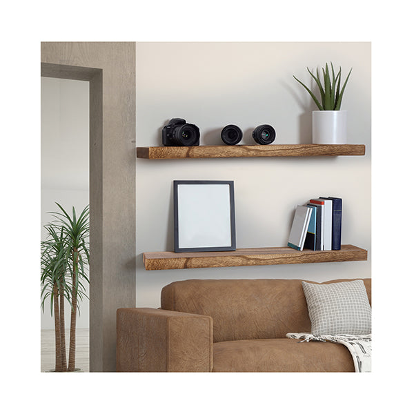 2Pcs Floating Shelves Wall Mounted Large