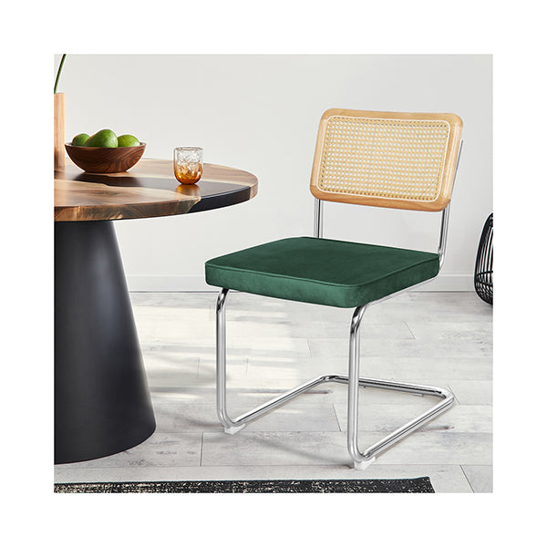 2X Rattan Dining Chairs