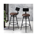 4Pcs Bar Stool Kitchen Wooden