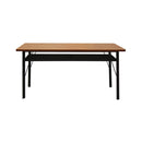 4 To 6 Seater Dining Table With Storage Shelf In Brown