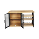 Buffet Sideboard Bar Cabinet In Oak