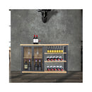 Buffet Sideboard Bar Cabinet In Oak