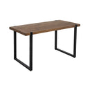 Industrial Wooden Dining Table In Brown