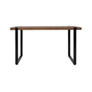 Industrial Wooden Dining Table In Brown