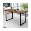 Industrial Wooden Dining Table In Brown