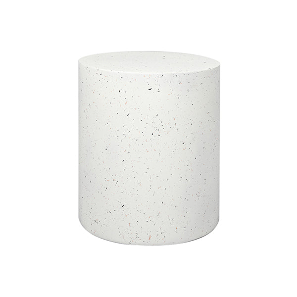 Round End Terrazzo Side Table