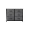 Storage Cabinet Tower Chest In Dark Grey