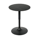 Swivel Gas Lift Counter Bar Table In Black
