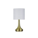 Lola Touch Lamp In Antique Brass Finish