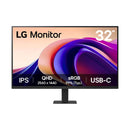 LG 32 Inches Qhd Ips Monitor Usb C Tilt Stand Reader Mode 100Hz