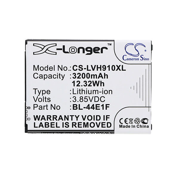 Cameron Sino Cs Lvh910Xl 3200Mah Battery For LG Vs995 Mobile
