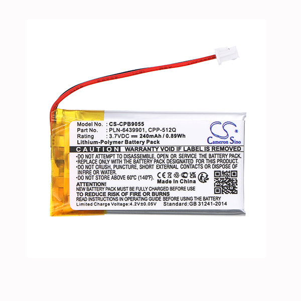Cameron Sino Cs Cpb9055 240Mah Battery For Plantronics Lifter Hl10
