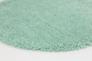 Velvet Canyon Blue Shaggy Round Rug