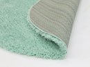 Velvet Canyon Blue Shaggy Round Rug