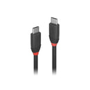Lindy 1M Usb C Cable 3A Black Line