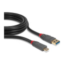 Lindy 2M Usb Type A To C Cable 10Gbps 5A Pd Anthra Line