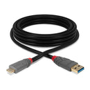 Lindy 2M Usb Type A To C Cable 10Gbps 5A Pd Anthra Line