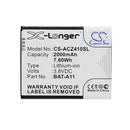 Cameron Sino Cs Acz410Sl 2000Mah Battery For Acer Liquid Z410 Phone