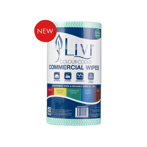 Livi Essentials Commercial Cloth Wipes 90S