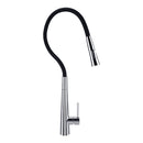 Chrome Flexible Silicone Rubber Spout Kitchen Tap