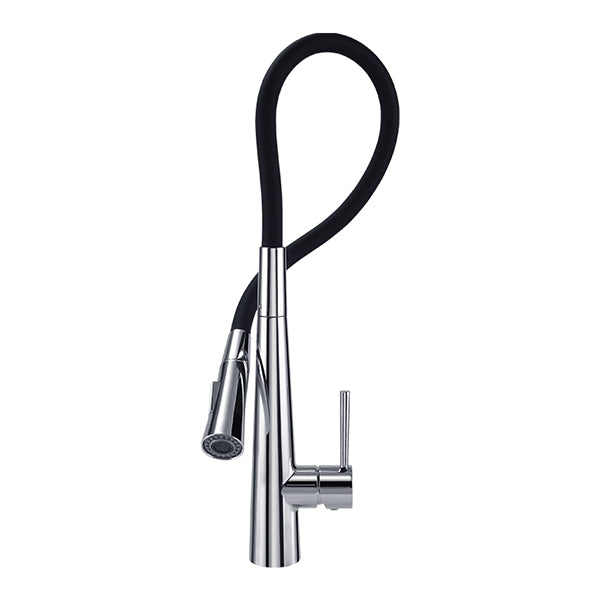 Chrome Flexible Silicone Rubber Spout Kitchen Tap