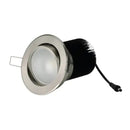 Hero Led Downlight Kit 15W COB Warm White Dimmable 90mm Silver Frame