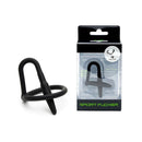 Sport Fucker Cock Plug Black Cock Ring With Urethral Sound