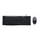 Logitech Mk200 Wired Keyboard And Mouse Combo