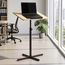 Floor Podium Stand 78-127CM Height Adjustable Portable Laptop Desk