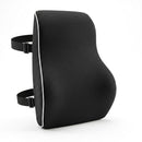 Ergonomic Lumbar Support Cushion for Office Chair and Car Memory Foam Lumbar Pillow for Back, Breathable Back Support Pillow with Adjustable Straps for Office Gaming Car Home