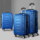 3Set 20-24-28 Inch Luggage with TSA Lock Spinner Carry On Hard Shell Travel Suitcase Luggage Case Blue