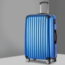 28 Inch Luggage with TSA Lock Spinner Carry On Hard Shell Travel Suitcase Luggage Case Blue