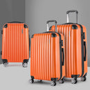 20-24-28 Inch Luggage 3Set with TSA Lock Spinner Carry On Hard Shell Travel Suitcase Luggage Case Orange