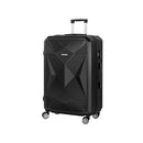 Wanderlite 28" 75Cm Luggage Trolley Travel Suitcase Carry On Storage Tsa Hardshell Black