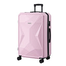 28" Luggage Suitcase Trolley Travel Lightweight TSA Hardshell Pink