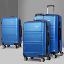 20" 24" 28" Luggage with TSA Lock Spinner Travel Suitcase Carry On Hard Shell Luggage Case Blue