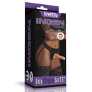 Ingen Vibrating Easy Strap On Set Flesh Vibrating Strap On