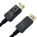 Shintaro 1m DisplayPort to DisplayPort Cable V1.4 - 4K Secure Lock Connector