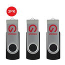 Shintaro 16GB Rotating USB 2.0 Pocket Disk - 3 Pack Portable High-Speed Storage