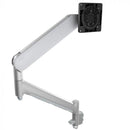 Atdec AWM-ADTC Dynamic Monitor Arm with Clamp / 8kg (17.6lb) Flat and Curved Screen Silver