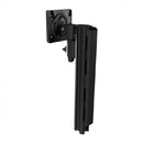 Atdec AWMS-1340 130mm Arm on 400mm Post. 12kg Flat Screens 10kg Curved Screens Bolt-Through Desk Fixing Black