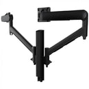 Atdec AWMS-2-D40 Dual Dynamic Monitor Arms on 400mm Post. Max Load: 8kg F-Clamp Desk Fixing VESA up to 100x100. Black.