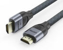 Unitek 1M Male to Male 8K HDMI 2.1 Braided Cable 60Hz Ultra High-Speed Up to 48Gbps Black Unitek Gift Box