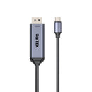 Unitek USB-C to DisplayPort 8K@60Hz BiDirectional 1.8m Cable backward compatible Support: HDCP 2.3 Dynamic HDR Data transfer rate of 10Gbps